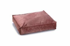 Designed by Lotte Nalino &ndash; Hondenkussen &ndash; Fluweel &ndash; Roze &ndash; 70x55x15 cm