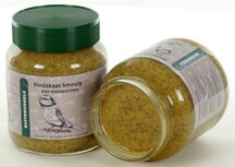  2 potten Pindakaas met pinda&#039;s en meelwormen voor tuinvogels 360 gram
