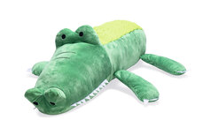 Beeztees Hide N Seek Jungle Krokodil - Hondenspeelgoed - Pluche - Groen - 84x54x22,5 cm