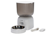 Beeztees Chris - Smart Voerbak Kat - Plastic - Wit - 32x32,7x8,7 cm