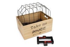Beeztees Journey + kap - Hondenfietsmand - Hout - 45x33x45 cm Beeztees Journey + kap - Hondenfietsmand - Hout - 45x33x45 cm