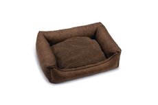Beeztees Memory Foam Uma - Hondenmand - Bruin - 80x60x22cm Beeztees Memory Foam Uma - Hondenmand - Bruin - 80x60x22cm