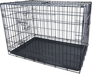 Bench 2-Deurs Zwart - Hondenbench nr. 3, 92x57x64 cm. Bench 2-Deurs Zwart - Hondenbench nr. 3, 92x57x64 cm.