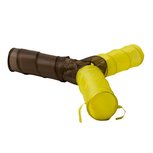 Speeltunnel 3-Weg Konijn 18cm - Speelgoed - 3*47 cm Bruin Beige Speeltunnel 3-Weg Konijn 18cm - Speelgoed - 3*47 cm Bruin Beige