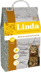 Linda Bio Kattenbakkorrels klontvormend 20 liter