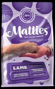 Matties Premium hondenvoer Adult Sensitive Lamb 3 kg