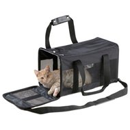 Reistas - Katten en honden vervoer tas - 47x27x26 cm Tot 6 kg Zwart