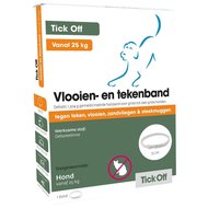 Tick Off Vlooien- En Tekenband Vanaf 25 Kg - Anti tekenmiddel - 75 cm > 25 Kg