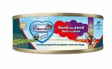 Renske Hond Blik Rund met Eend 95gr - Hondenvoer