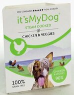 it's My Dog Steam Cooked Chicken & Veggies