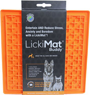 Licki Mat hond likmat Buddy oranje, 20 cm.