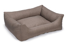 Beeztees Ligbed Sofixa - Hondenmand - Taupe -  95x80x25 cm