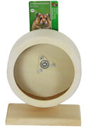 Hamstermolen - Looprad -  silent spinner hout + kurk diameter 15,5cm