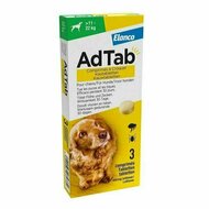 Adtab Kauwtablet Voor Honden 3 stuks - Anti vlooien en tekenmiddel - Voor honden van 11 tot 22 kg