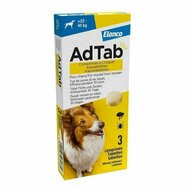 Adtab Kauwtablet Voor Honden 3 stuks - Anti vlooien en tekenmiddel - Voor honden van 22 kg tot 45 kg