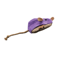 KONG Speeltje corduroy muis per stuks paars