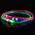 Lichtgevende Led halsband voor honden Blauw S/M 40 cm_